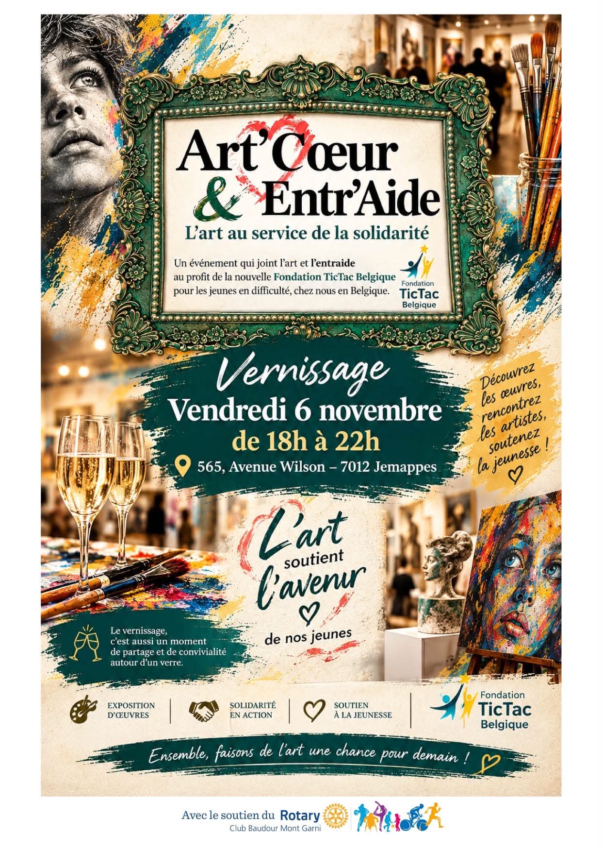Affiche du vernissage